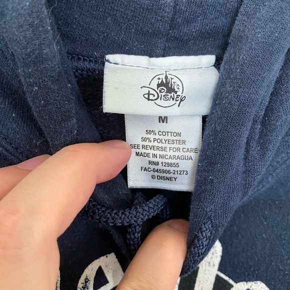 Disney Women's Navy and White Hoodie - Picture 4 of 6